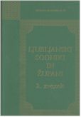Naslovnica Zgodovina ljubljanskih sodnikov in županov: 1269–1820, 2. zvezek Naslovnica Zgodovina ljubljanskih sodnikov in županov: 1269–1820, 2. zvezek