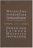 Naslovnica Malefične svoboščine Ljubljančanov