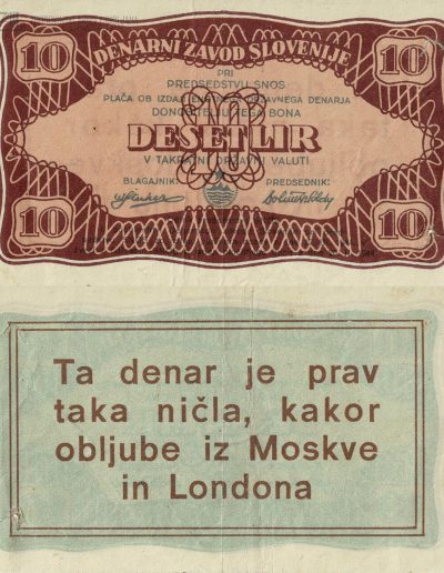 Bankovec za deset lir
