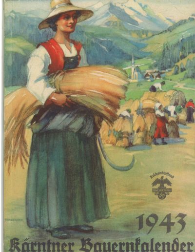 Koroški kmečki koledar (Karntner Bauernkalender) 1943