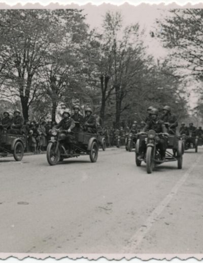 Vojaška parada na »Dan Imperija in praznik Italijanske vojske« na Prešernovi cesti, 1941