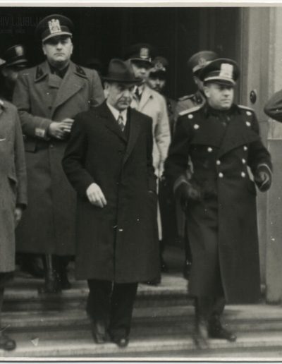 Obisk italijanskega zunanjega ministra Ciana in hrvaškega voditelja dr. Pavelića v Ljubljani, 1941