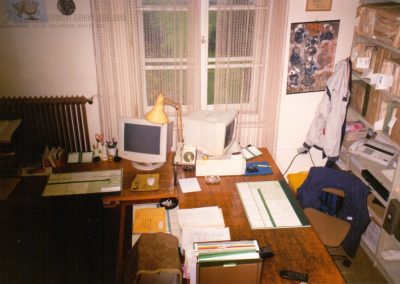 Delovni prostori Enote za Gorenjsko Kranj na Stritarjevi ulici leta 1998.